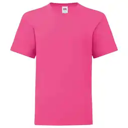 Decathlon Kinderen/Kinderen Iconisch TShirt (Fuchsia) aanbieding