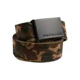 Decathlon Canvas heren riem (Hout Camo/Zwart) aanbieding