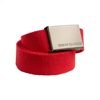 Decathlon Canvas heren riem (Rood) aanbieding