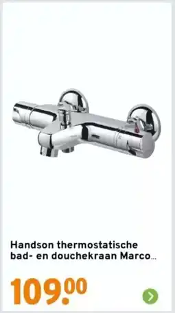 GAMMA Handson thermostatische bad-en douchekraan Marco aanbieding