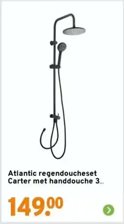 GAMMA Atlantic regendoucheset Carter met handdouche 3 aanbieding