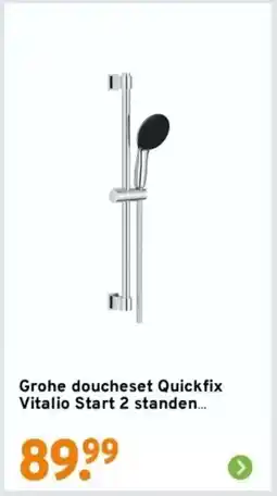 GAMMA Grohe doucheset Quickfix Vitalio Start 2 standen aanbieding