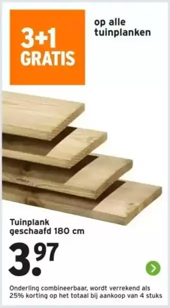 GAMMA op alle tuinplanken aanbieding