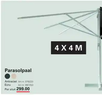 Sligro Parasolpaal aanbieding