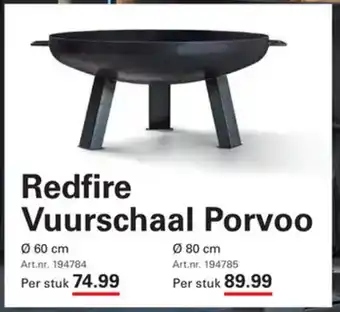 Sligro Redfire Vuurschaal Porvoo aanbieding