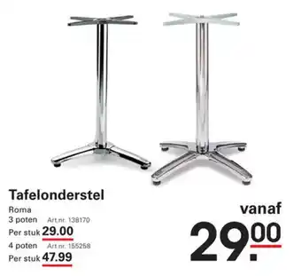 Sligro Tafelonderstel aanbieding