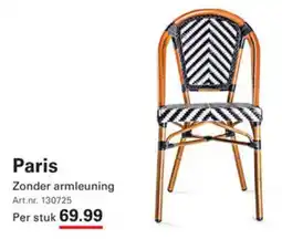 Sligro Paris Zonder armleuning aanbieding