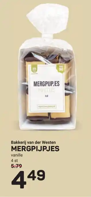 Ekoplaza Bakkerij van der Westen Mergpijpjes aanbieding