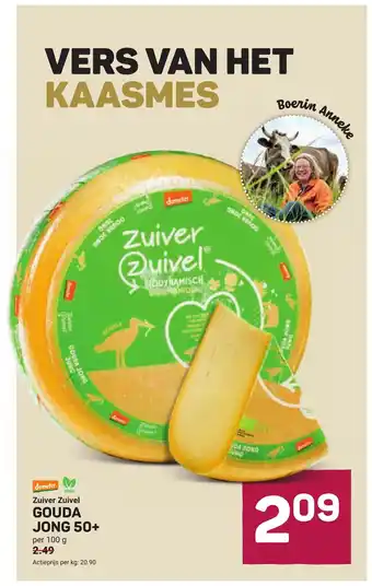 Ekoplaza Zuiver Quivel Gouda jong 50+ aanbieding