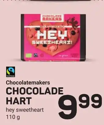 Ekoplaza Chocolatemakers Chocoladehart aanbieding