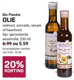 Ekoplaza Bio Planète Olie aanbieding