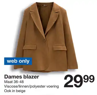 Zeeman Dames blazer aanbieding