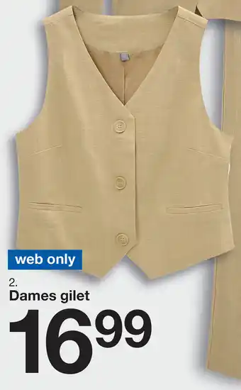 Zeeman Dames gilet aanbieding