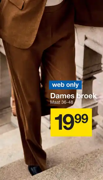 Zeeman Dames broek aanbieding