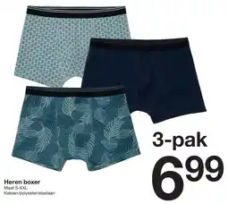 Zeeman Heren boxer aanbieding