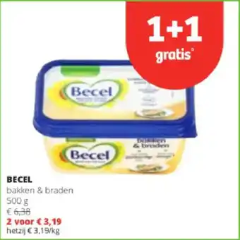 Spar Colruyt Becel bakken & braden aanbieding