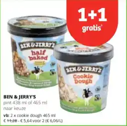 Spar Colruyt Ben & jerry's aanbieding