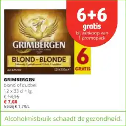 Spar Colruyt Grimbergen blond of dubbel aanbieding