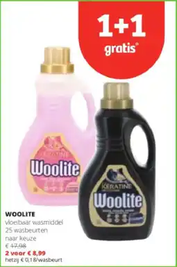 Spar Colruyt Woolite aanbieding