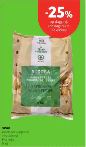 Spar Colruyt Spar nicola aardappelen aanbieding