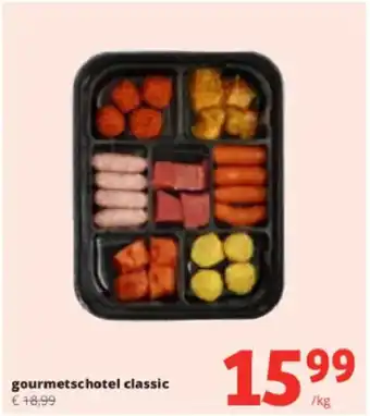 Spar Colruyt Gourmetschotel classic aanbieding