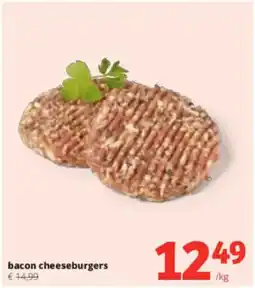 Spar Colruyt Bacon cheeseburgers aanbieding