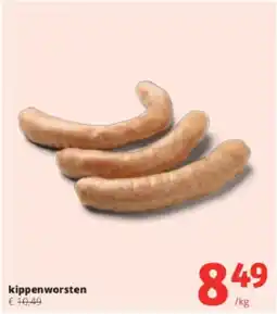 Spar Colruyt Kippenworsten aanbieding