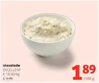 Spar Colruyt vissalade aanbieding