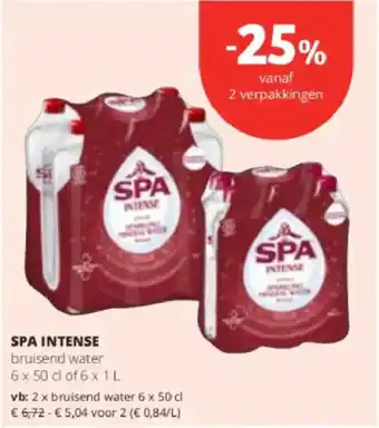 Spar Colruyt Spa intense aanbieding