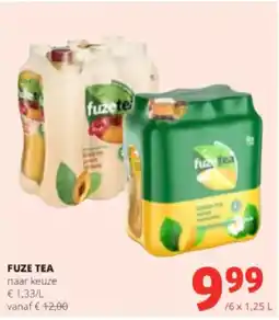 Spar Colruyt Fuz tea aanbieding