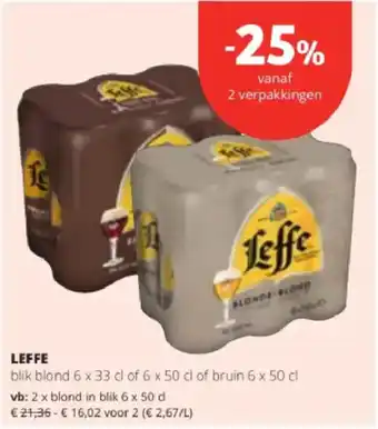 Spar Colruyt Leffe aanbieding