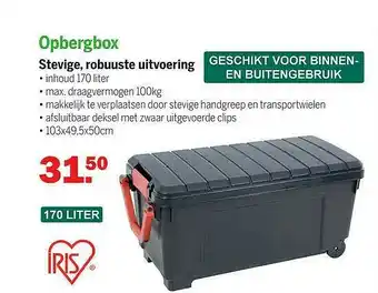 Opbergbox Stevige,robuuste Uitvoering