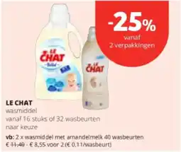 Spar Colruyt Le chat aanbieding