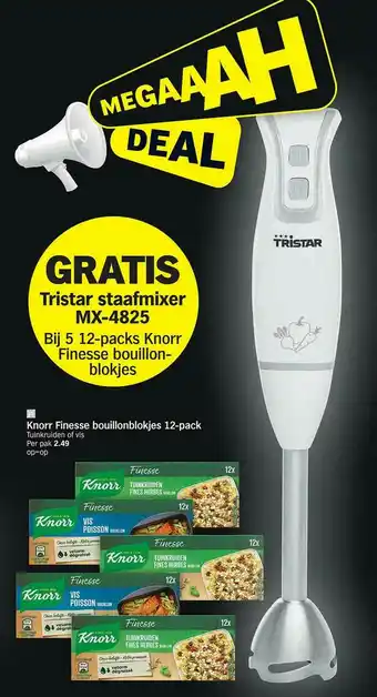 Albert Heijn Gratis Tristar Staafmixer aanbieding
