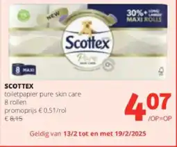 Spar Colruyt Scottex aanbieding