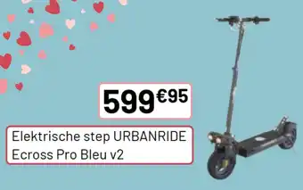 Electro Depot Elektrische step Urbanride Ecross Pro Bleu v2 aanbieding