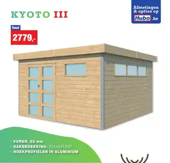 Hubo Kyoto III aanbieding