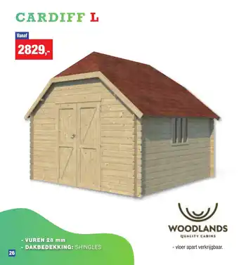 Hubo Cardiff L aanbieding