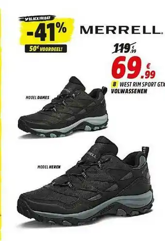 Intersport West Rim Sport Gtx Volwassenen aanbieding