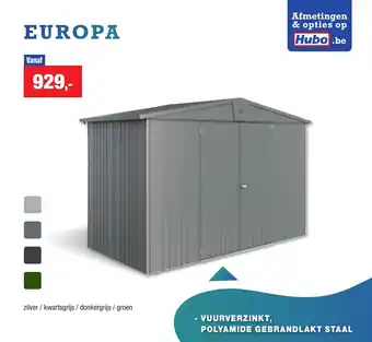 Hubo Europa aanbieding