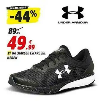 Intersport Ua Charged Escape 3bl Heren aanbieding