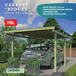 Hubo Carport "budget" aanbieding