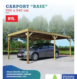 Hubo Carport "base" aanbieding