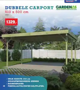 Hubo Dubbele carport aanbieding