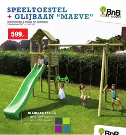 Hubo Speeltoestel + Glijbaan “maeve” aanbieding