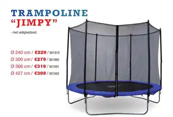 Hubo Trampoline "jimpy" aanbieding