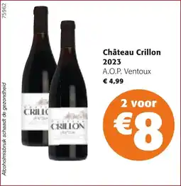 Colruyt Château Crillon 2023 aanbieding