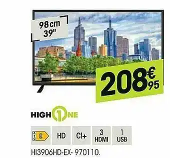 Electro Depot Highone Hd Tv aanbieding