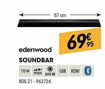 Electro Depot Edenwood Soundbar aanbieding