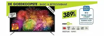 Electro Depot Highone 4k Ultra Hd Tv aanbieding
